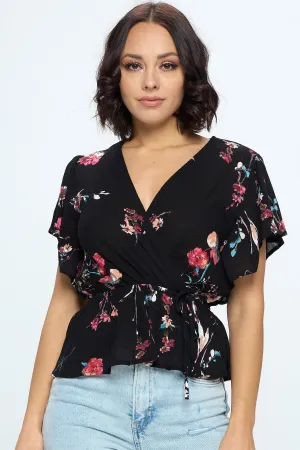 #4063TR | Floral Top | 1 Color