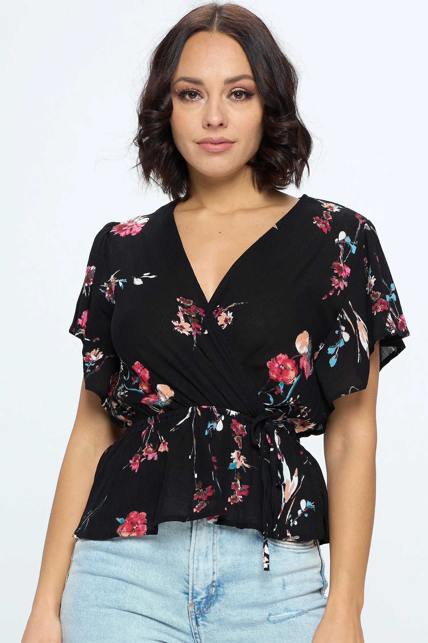 #4063TR | Floral Top | 1 Color