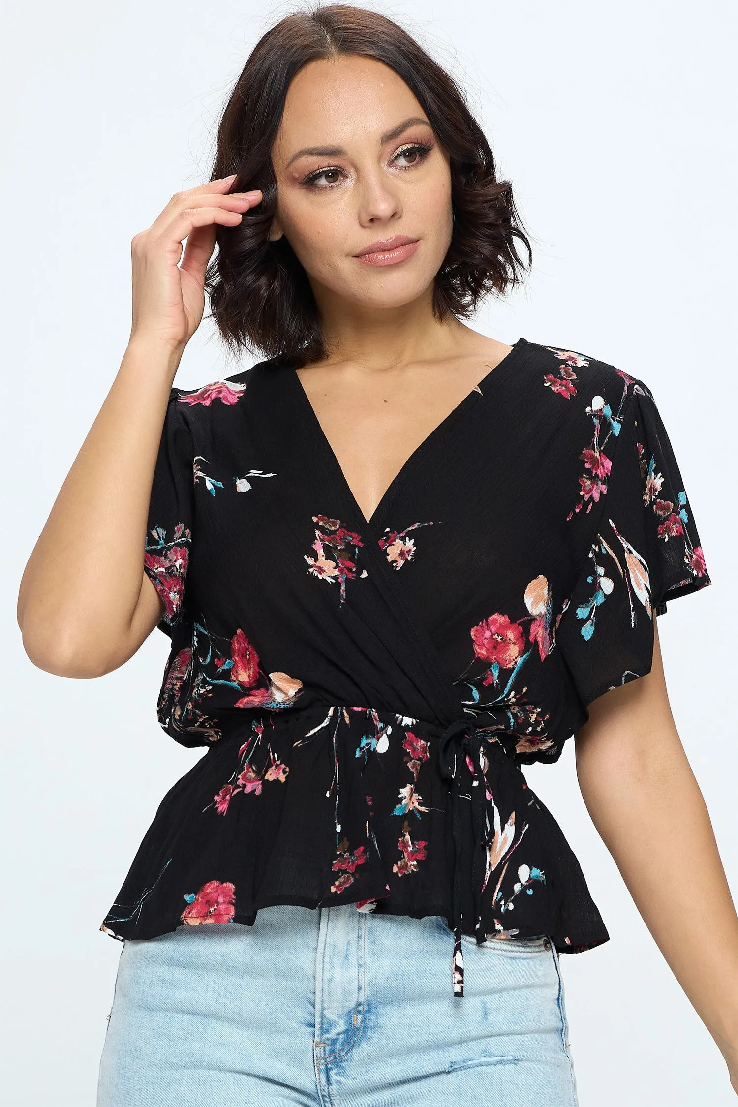 #4063TR | Floral Top | 1 Color