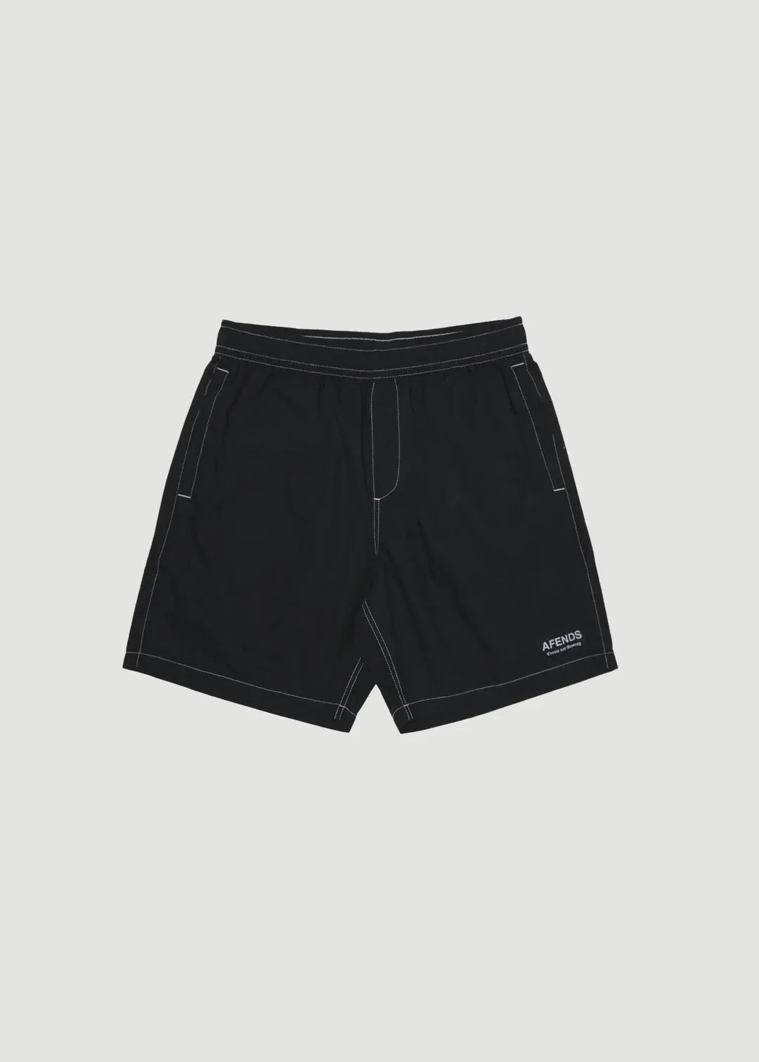 Afends The Dopamine Swim Short 18' - Black