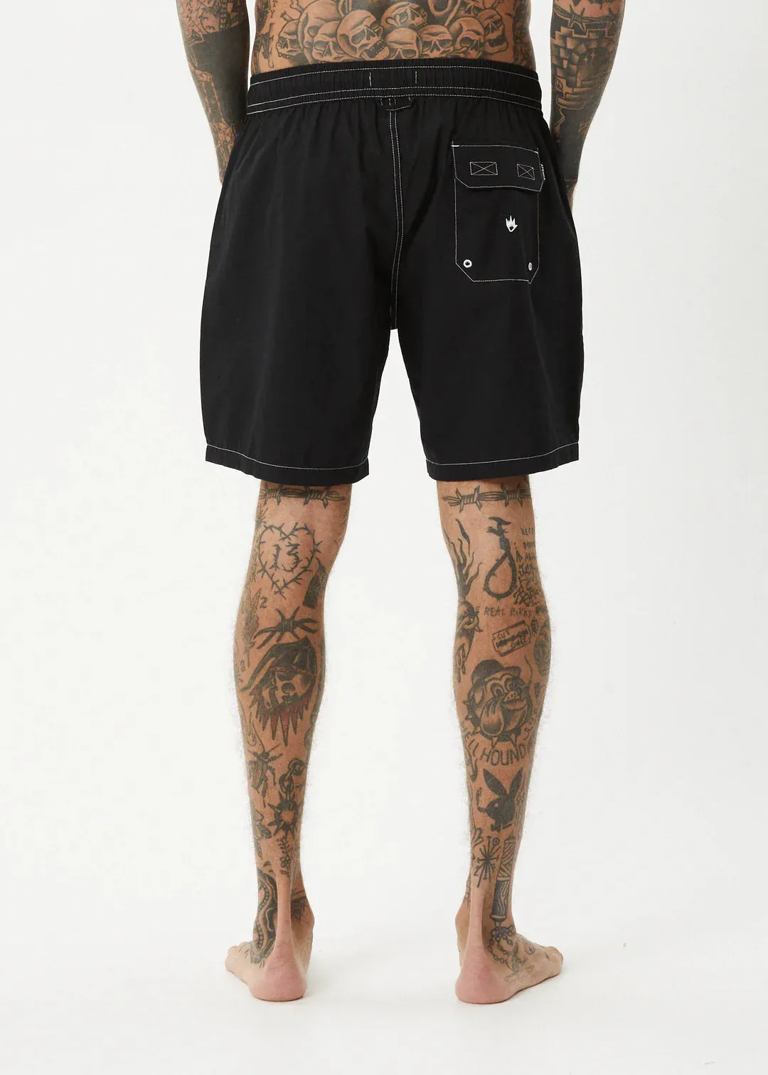 Afends The Dopamine Swim Short 18' - Black