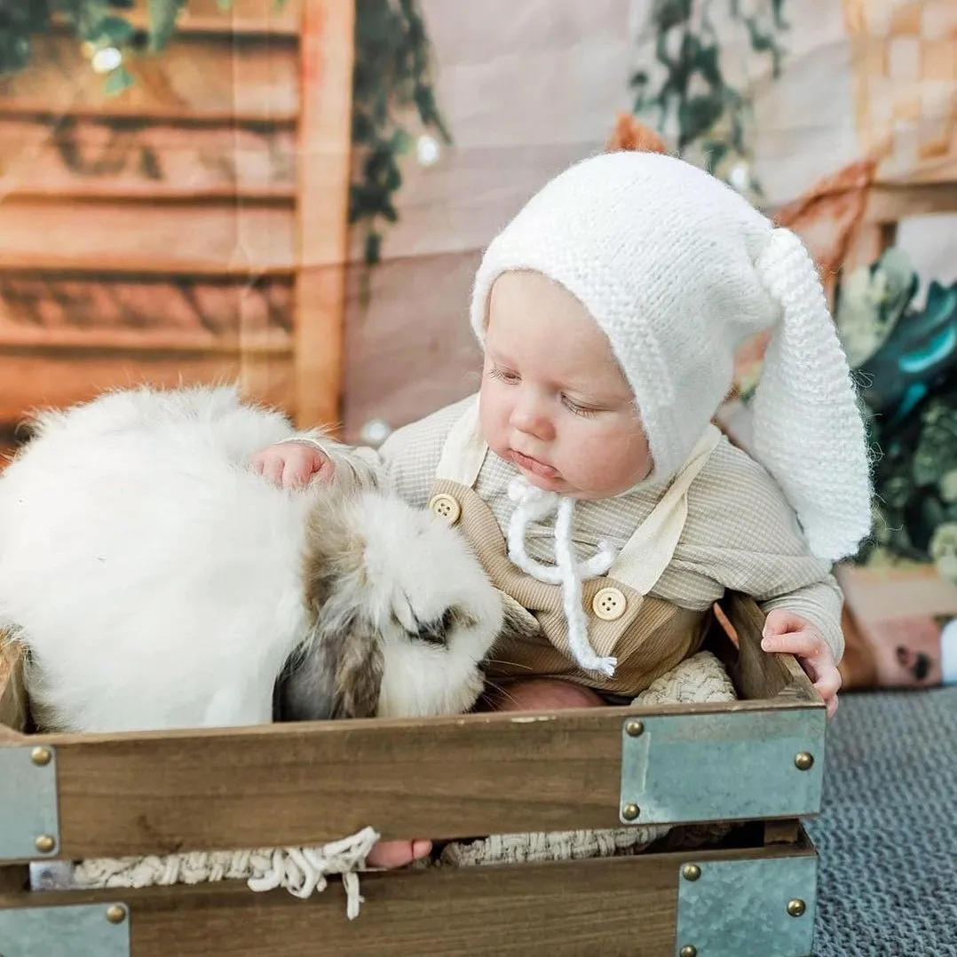 Angora Bunny Bonnet for Babies, Toddlers & Kids