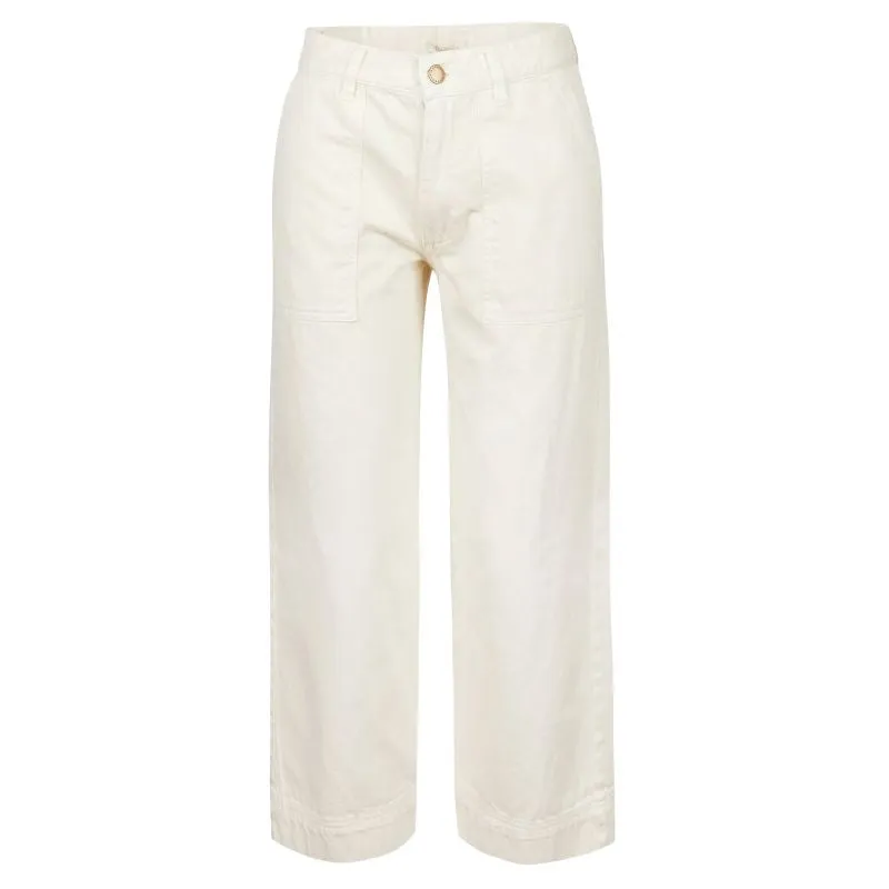 Barbour Southport Ladies Cropped Jean - Ecru