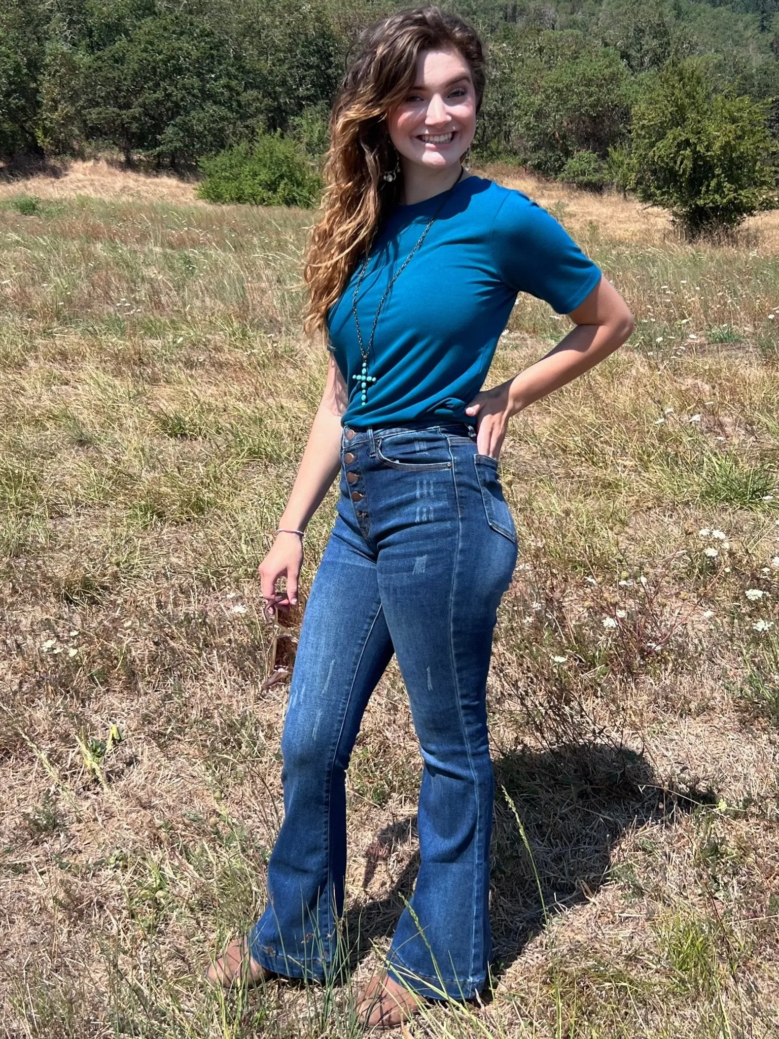 Basic T-Shirt - Black, Teal, Eggplant