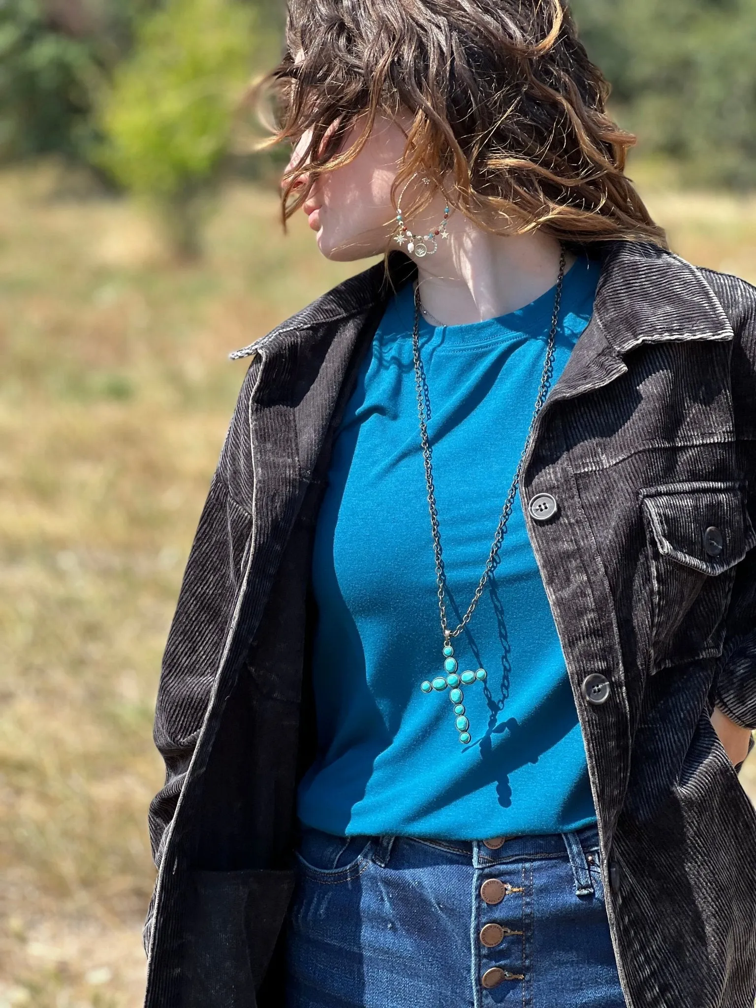 Basic T-Shirt - Black, Teal, Eggplant
