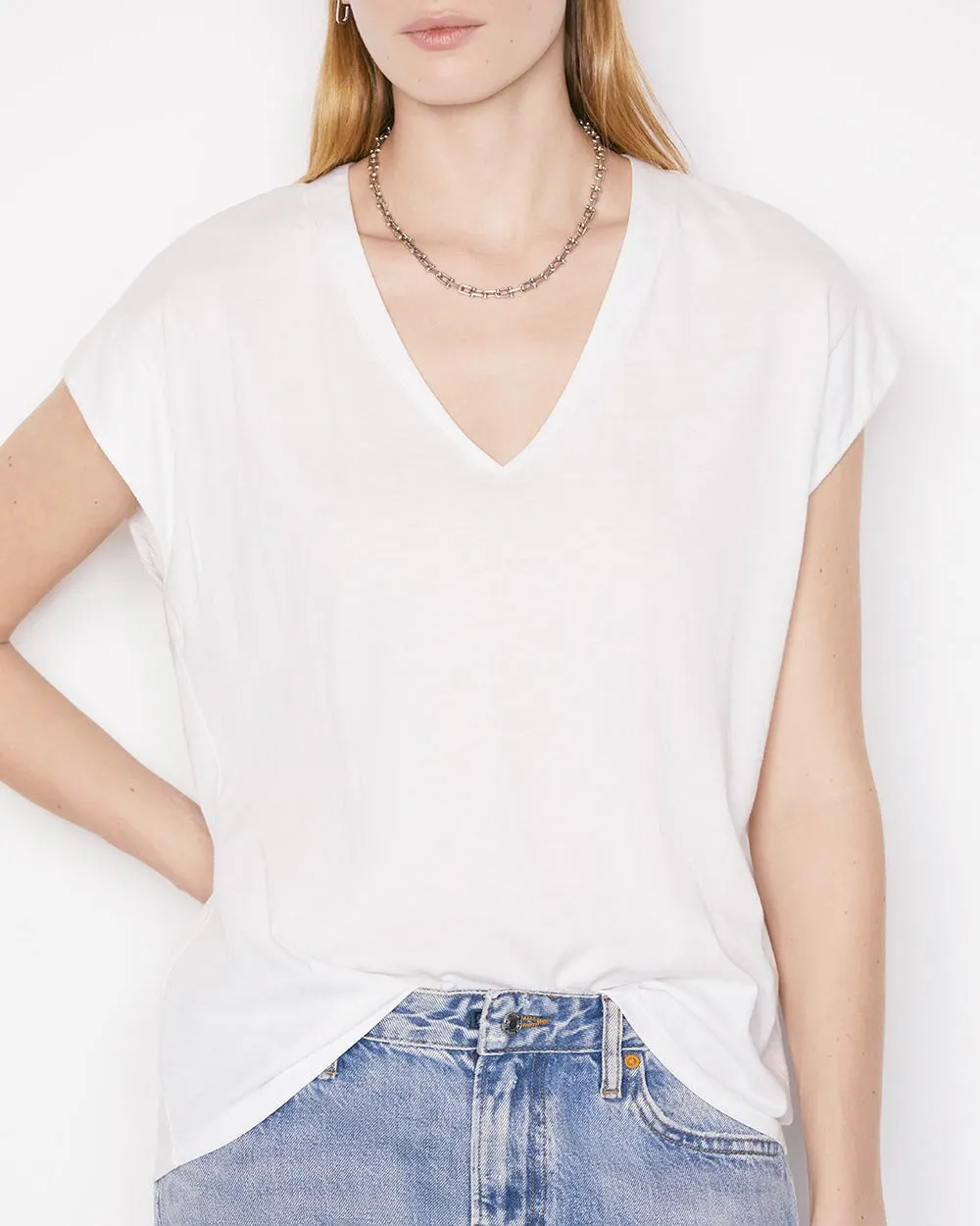 Blanc Le Mid Rise V Tee