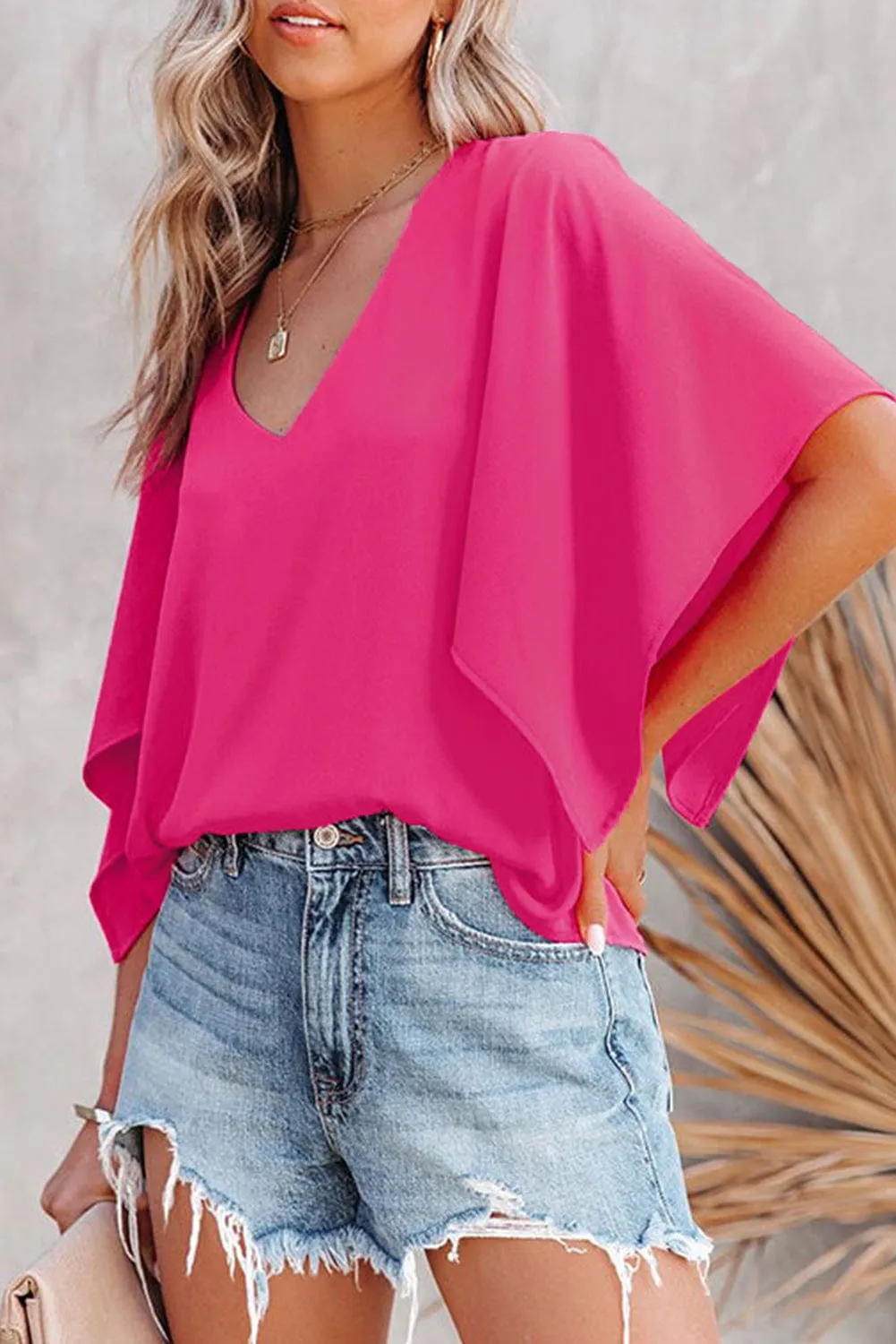 Bohemian V Neck Blouse