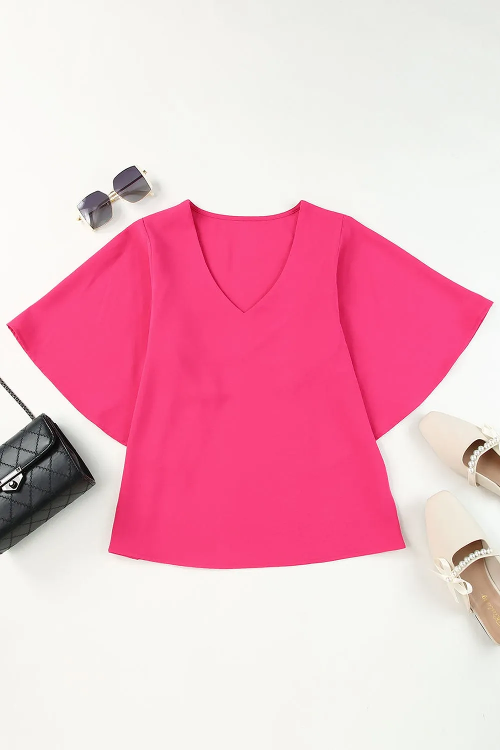 Bohemian V Neck Blouse