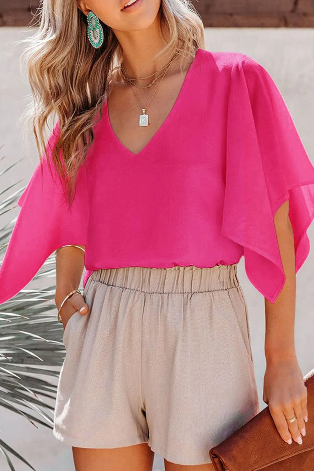 Bohemian V Neck Blouse