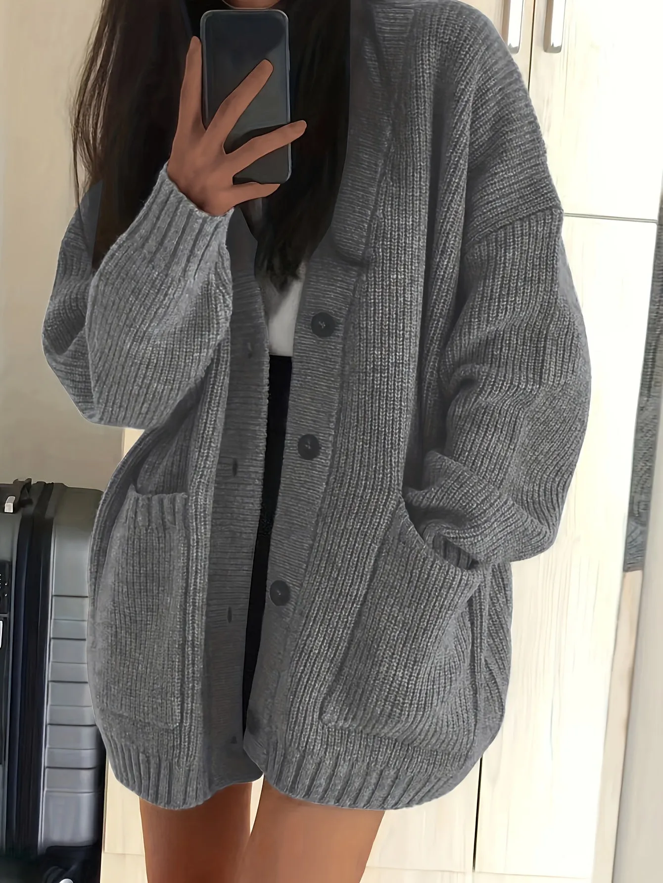 Casual Warm Cotton Knitwear Cardigan for Women | Perfect for Everyday Wear