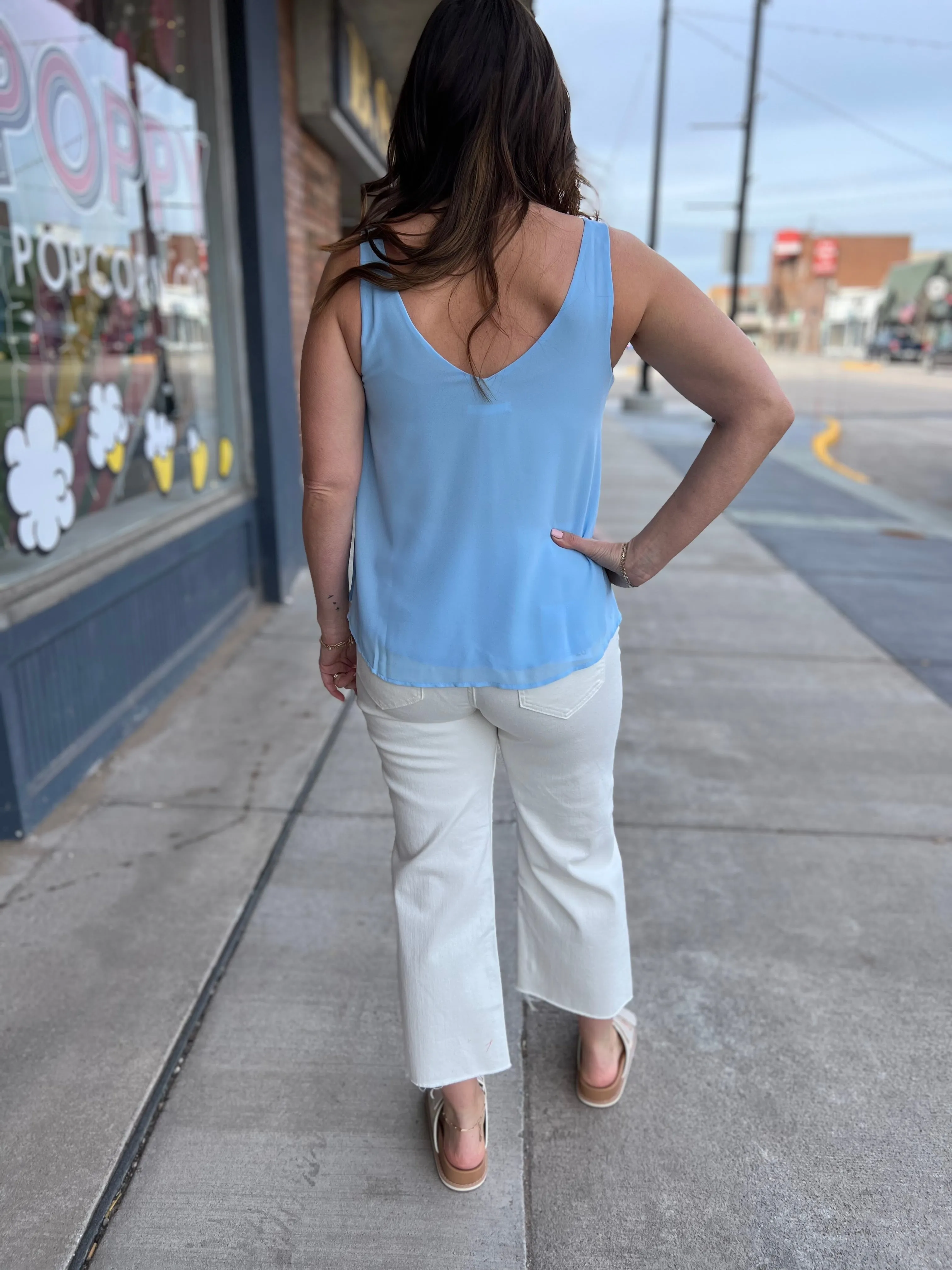 Chiffon Sleeveless Blouse