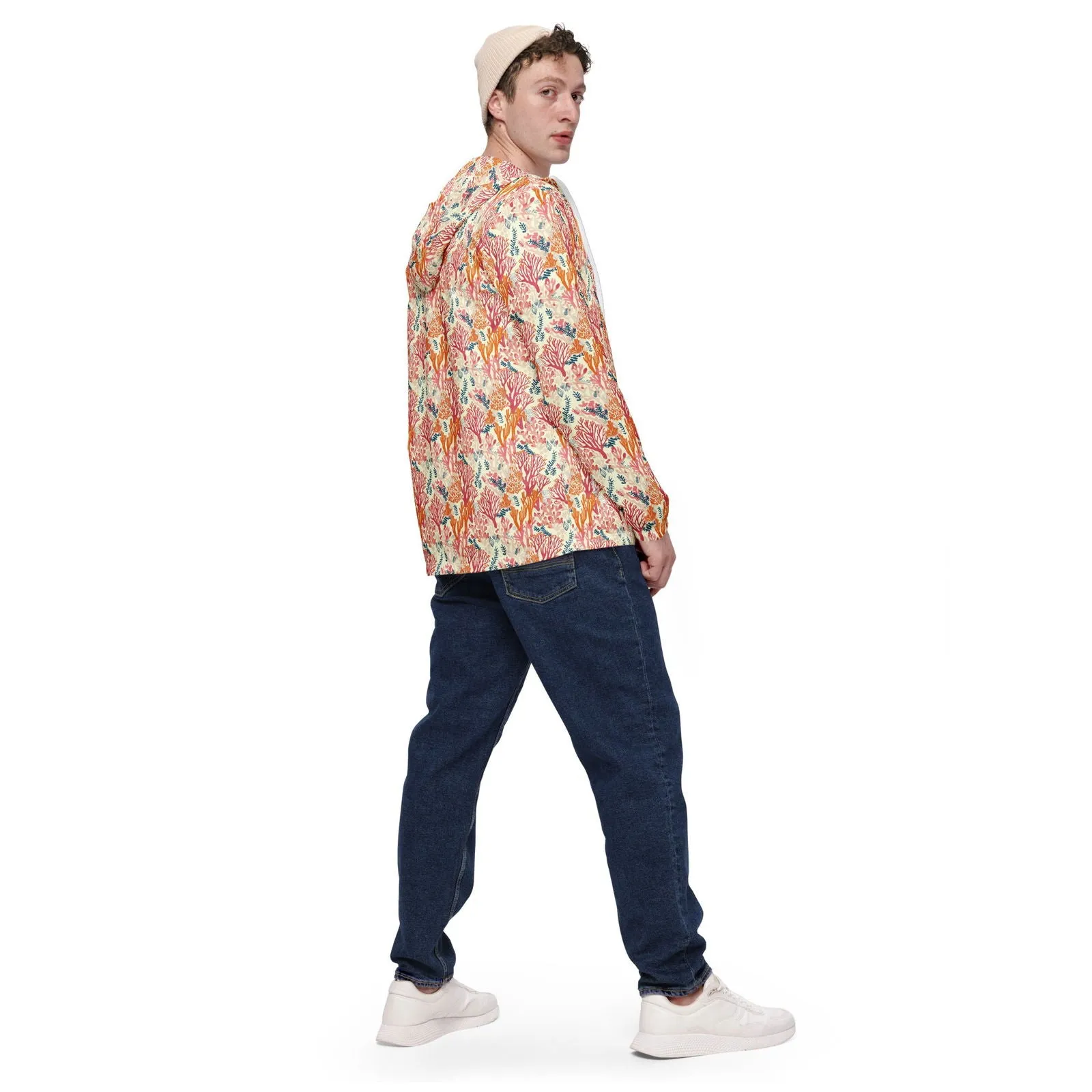 Coral Reef Men’s windbreaker