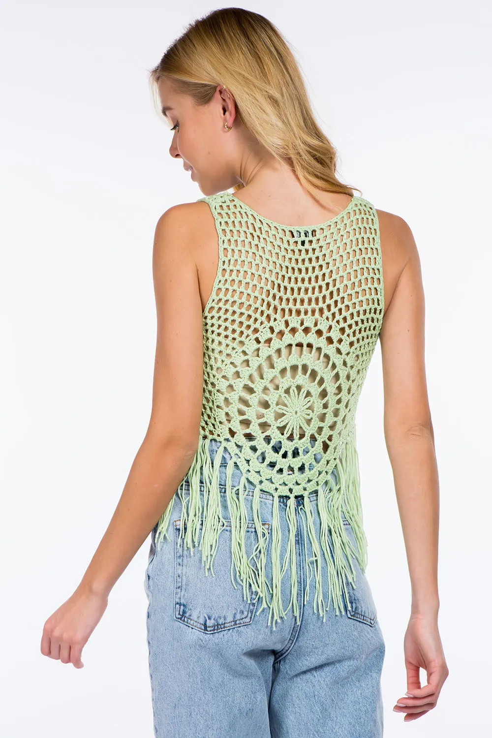 Crochet Fringe Tank