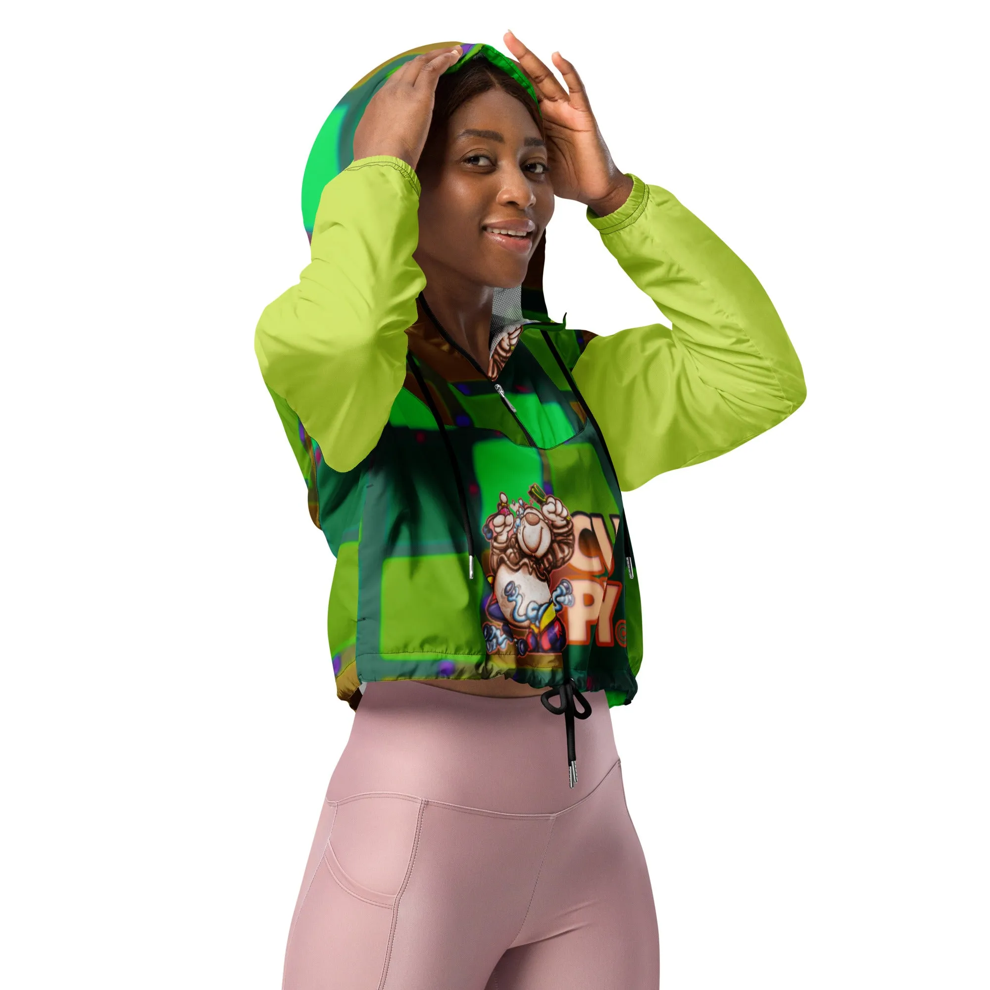 Cupy women’s cropped windbreaker