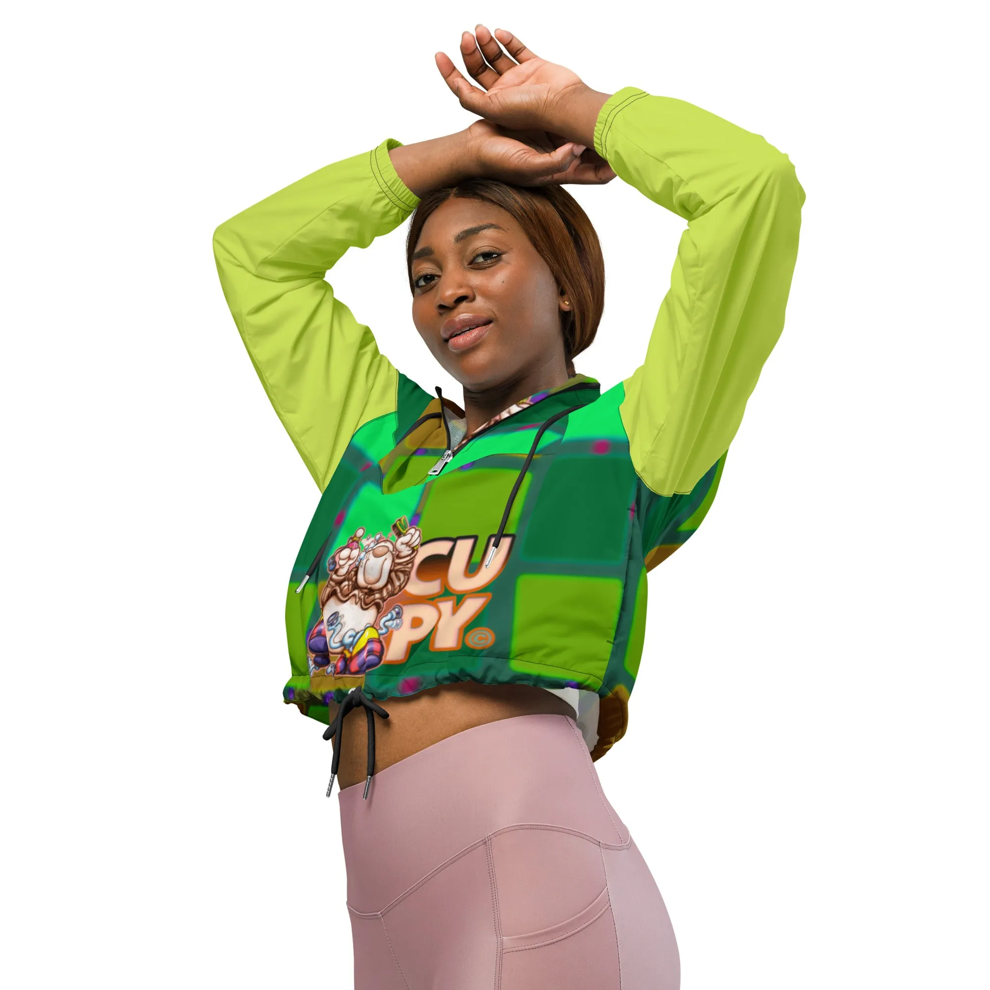 Cupy women’s cropped windbreaker