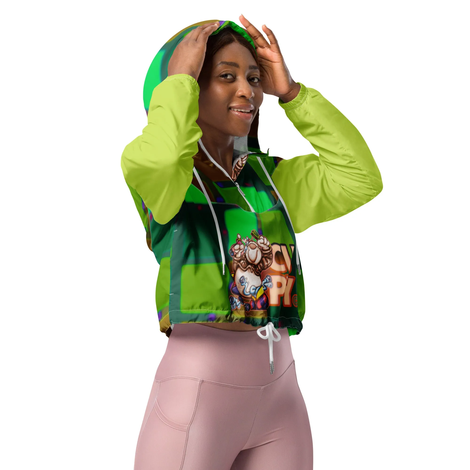 Cupy women’s cropped windbreaker