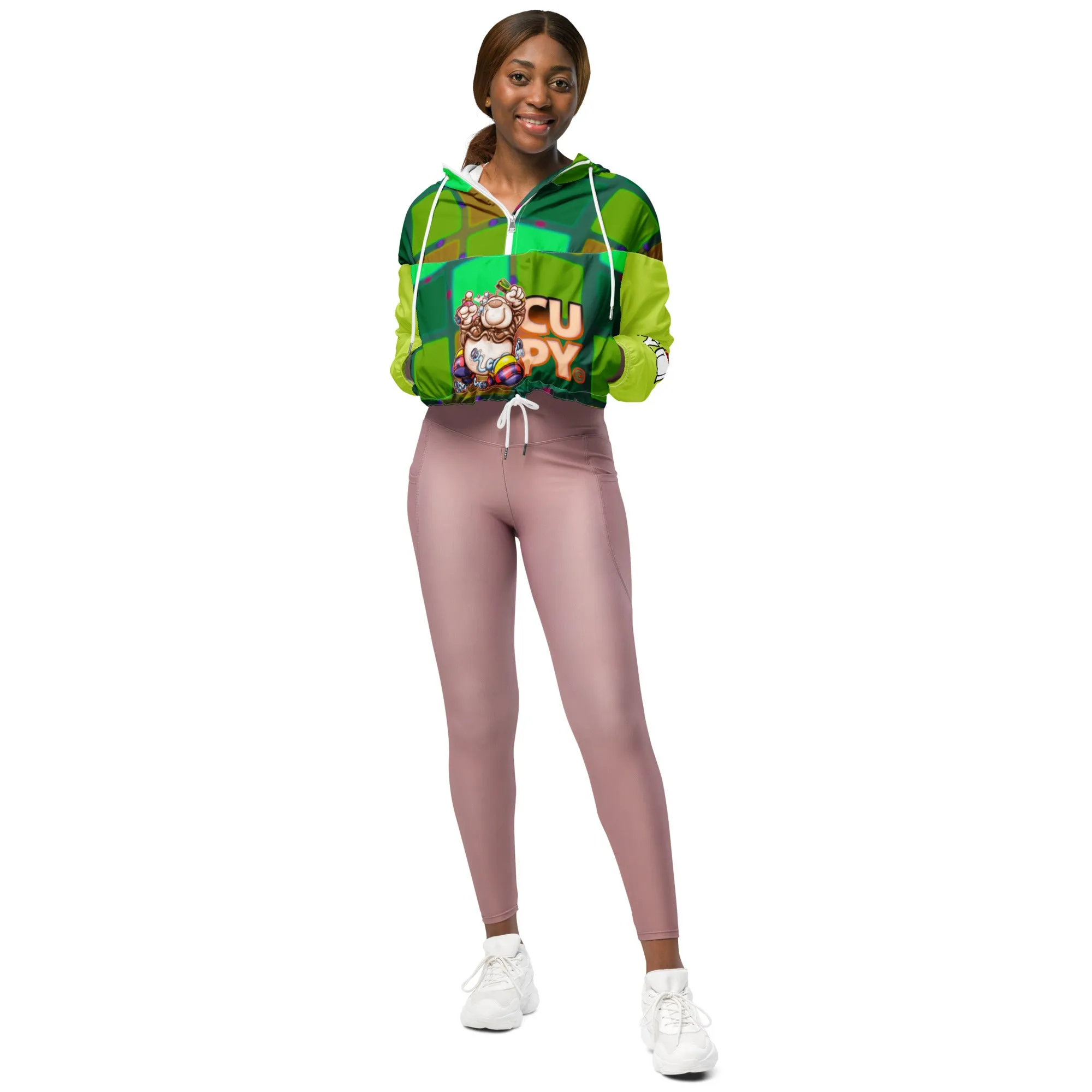 Cupy women’s cropped windbreaker