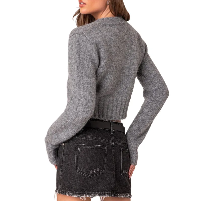 Custom Zipper Knit Cardigan - OEM/ODM Women's Sweater Manufacturer