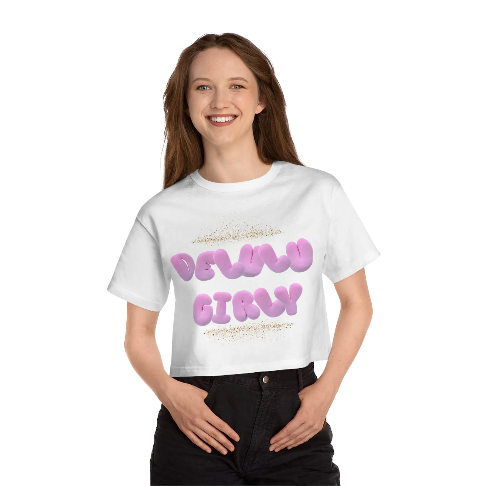 Delulu Girly Crop Top