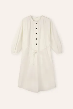 DODO supima cotton shirt dress (White)
