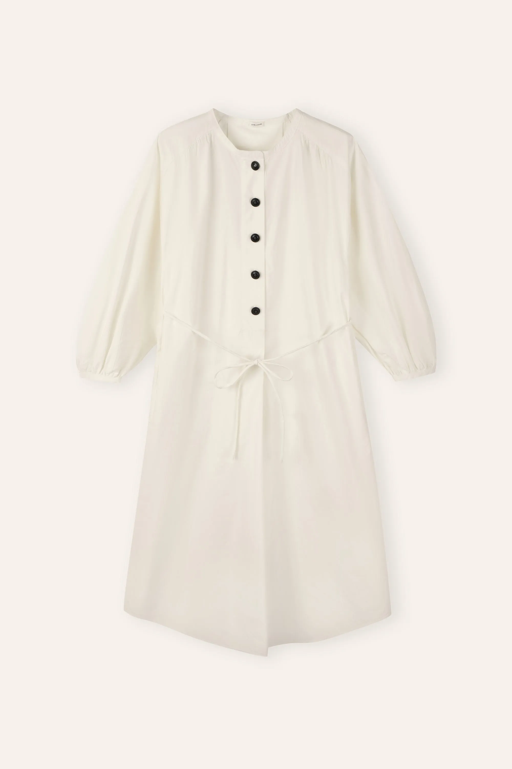 DODO supima cotton shirt dress (White)