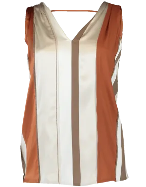 Double V Precious Intarsia Top