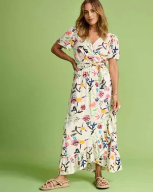 Dress Garden Bloom Ecru