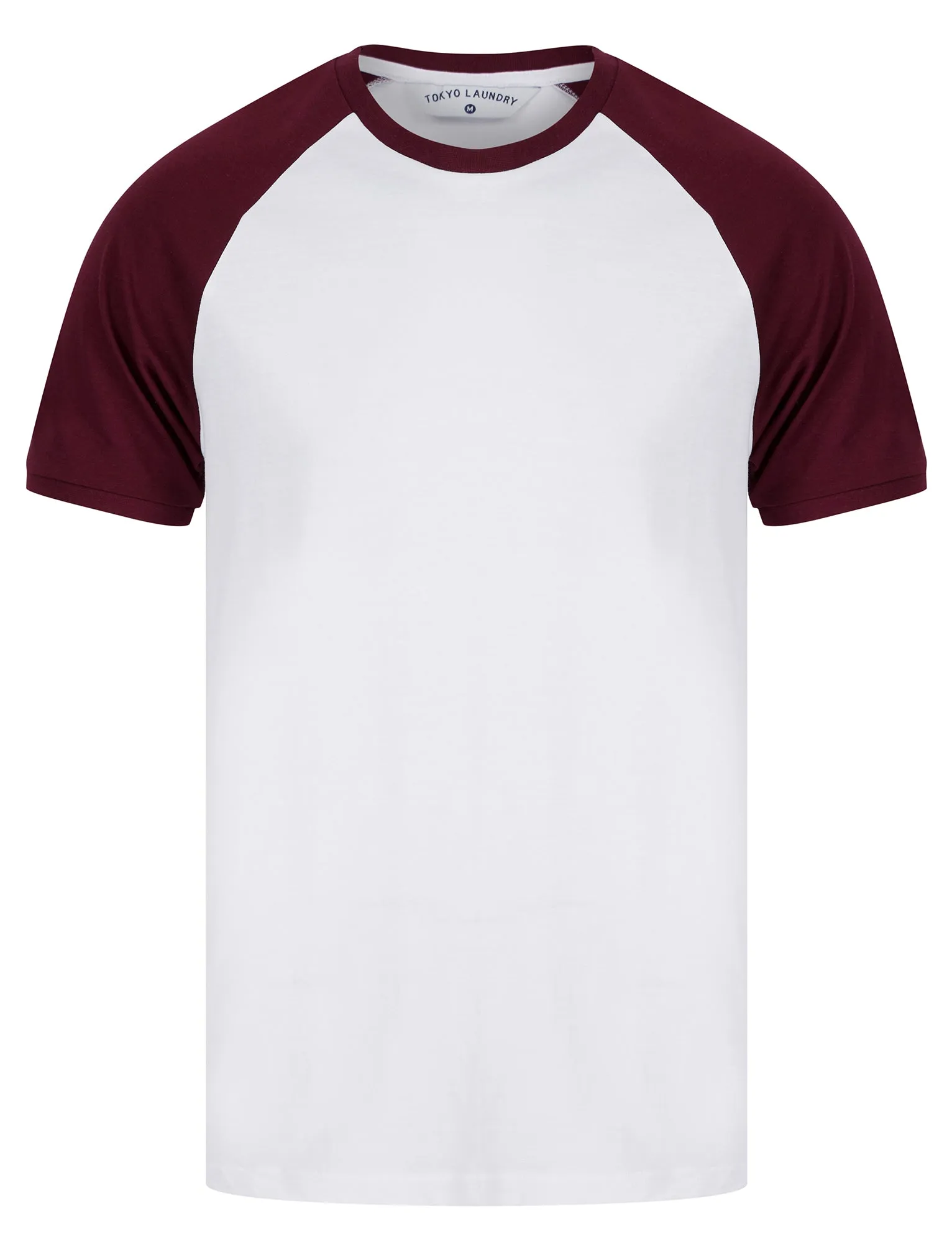 Dunswell (3 Pack) Raglan Sleeve Cotton Jersey Basic T-Shirt Set In Light Grey Marl / White / Dutch Blue - Tokyo Laundry