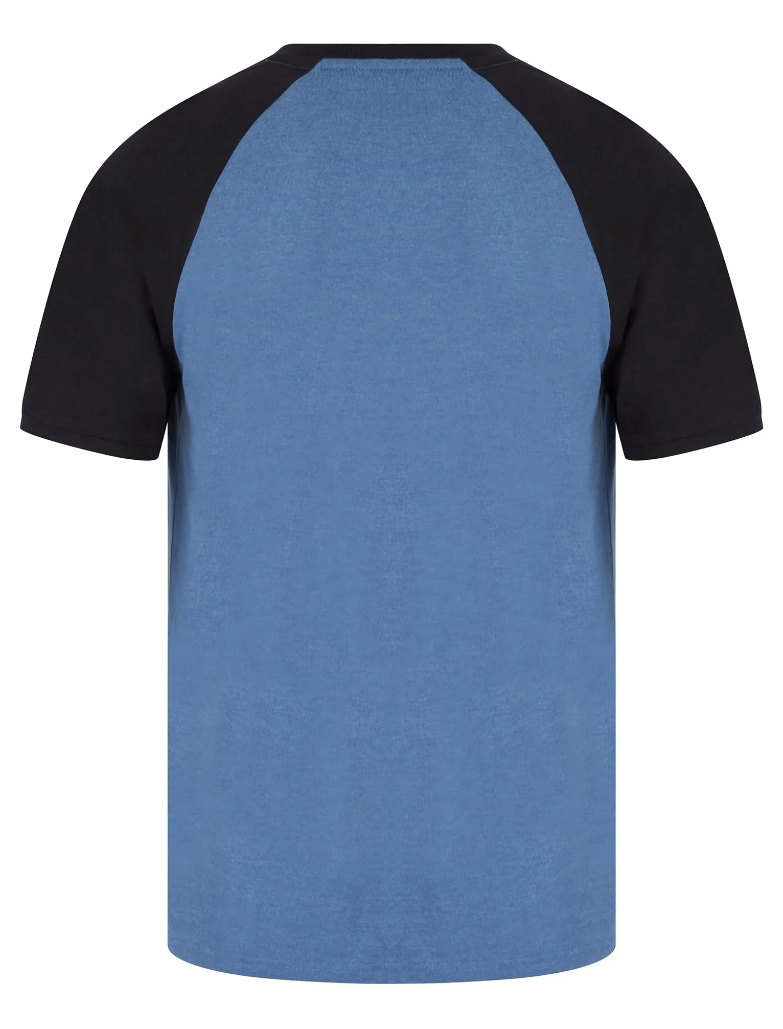 Dunswell (3 Pack) Raglan Sleeve Cotton Jersey Basic T-Shirt Set In Light Grey Marl / White / Dutch Blue - Tokyo Laundry