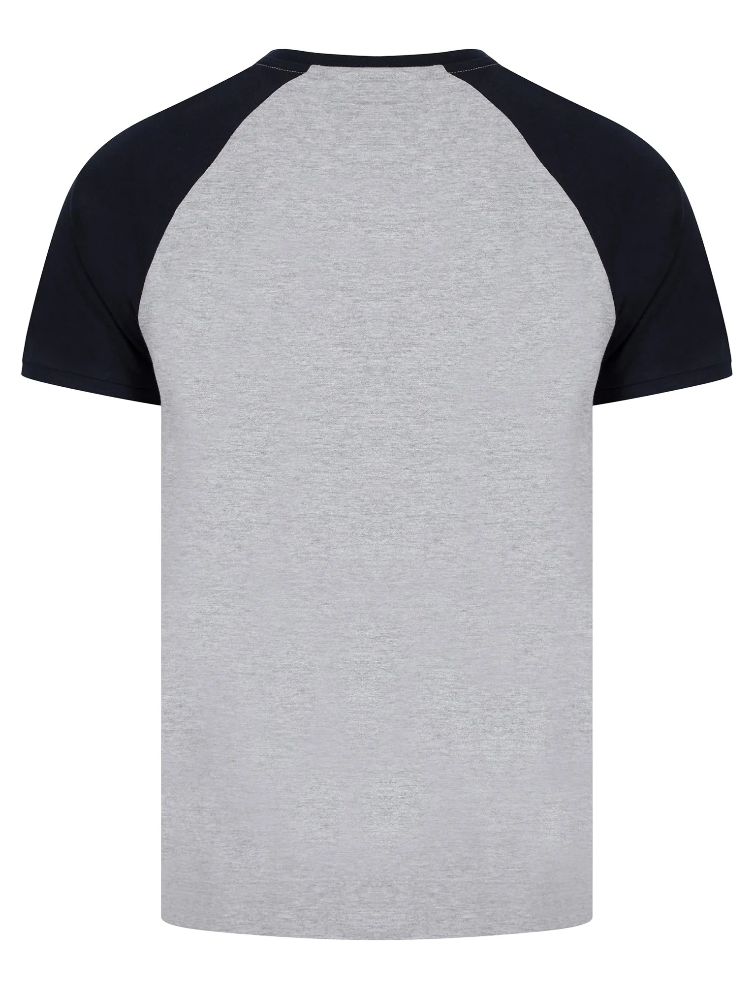 Dunswell (3 Pack) Raglan Sleeve Cotton Jersey Basic T-Shirt Set In Light Grey Marl / White / Dutch Blue - Tokyo Laundry