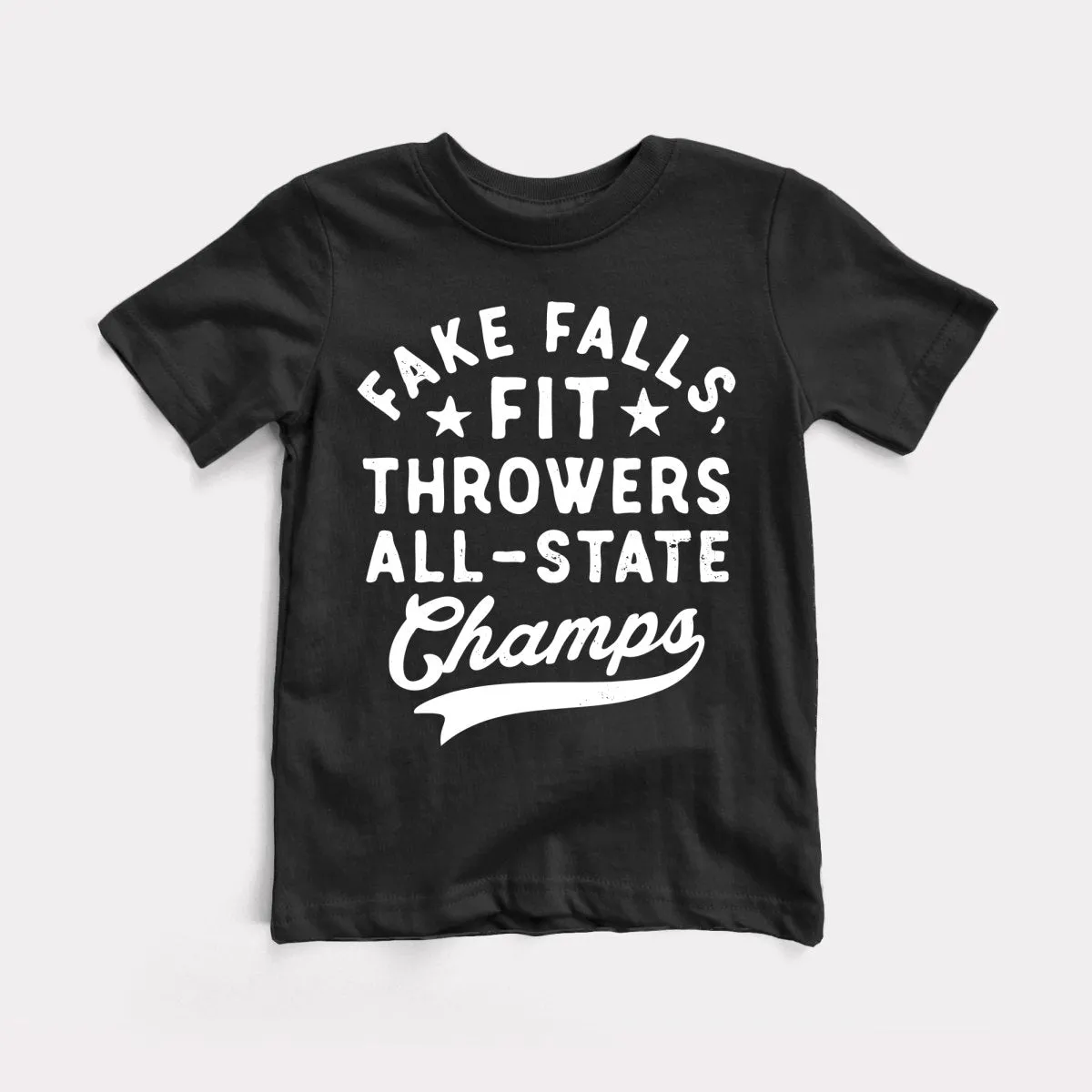 Fake Falls Fit Throwers Youth Tee