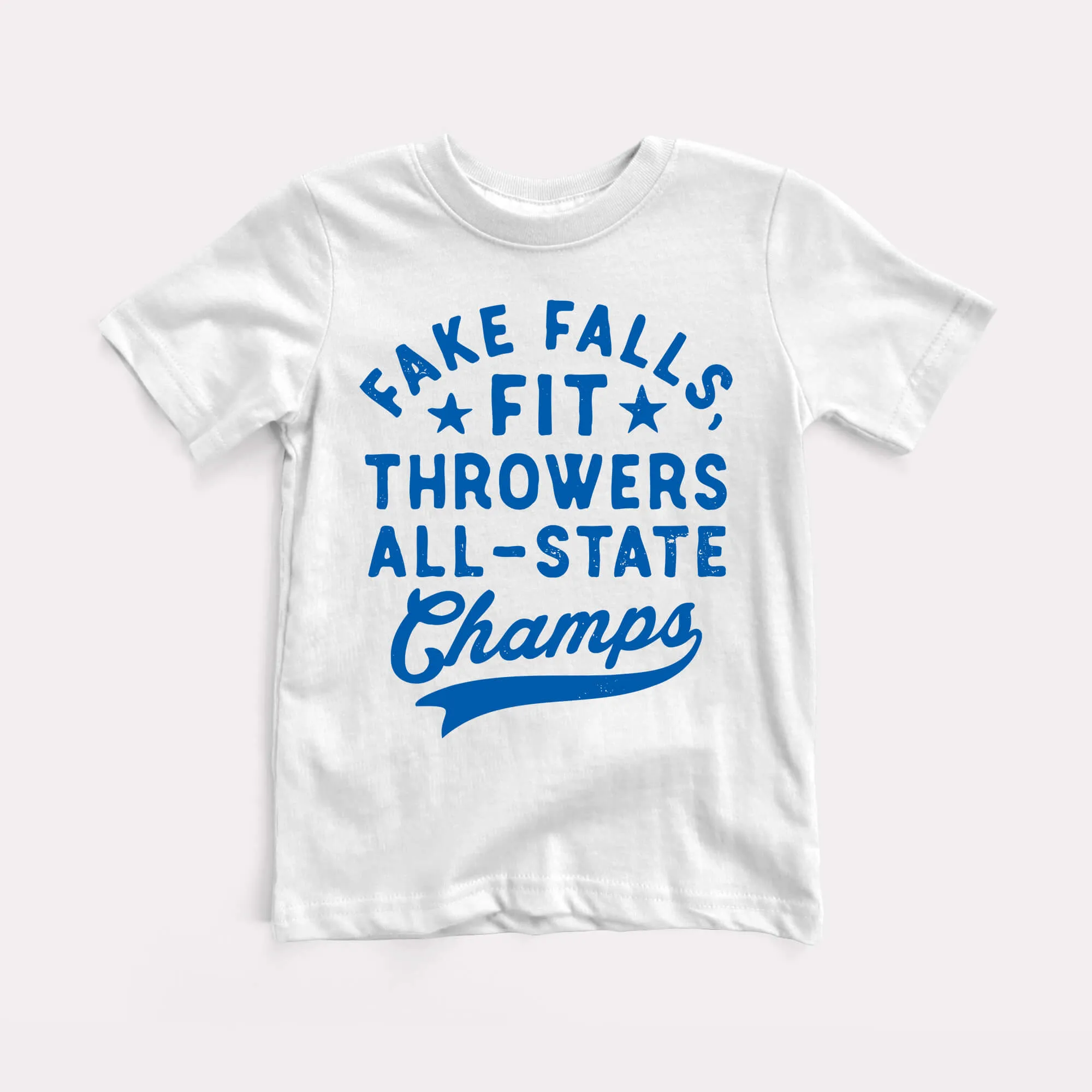 Fake Falls Fit Throwers Youth Tee