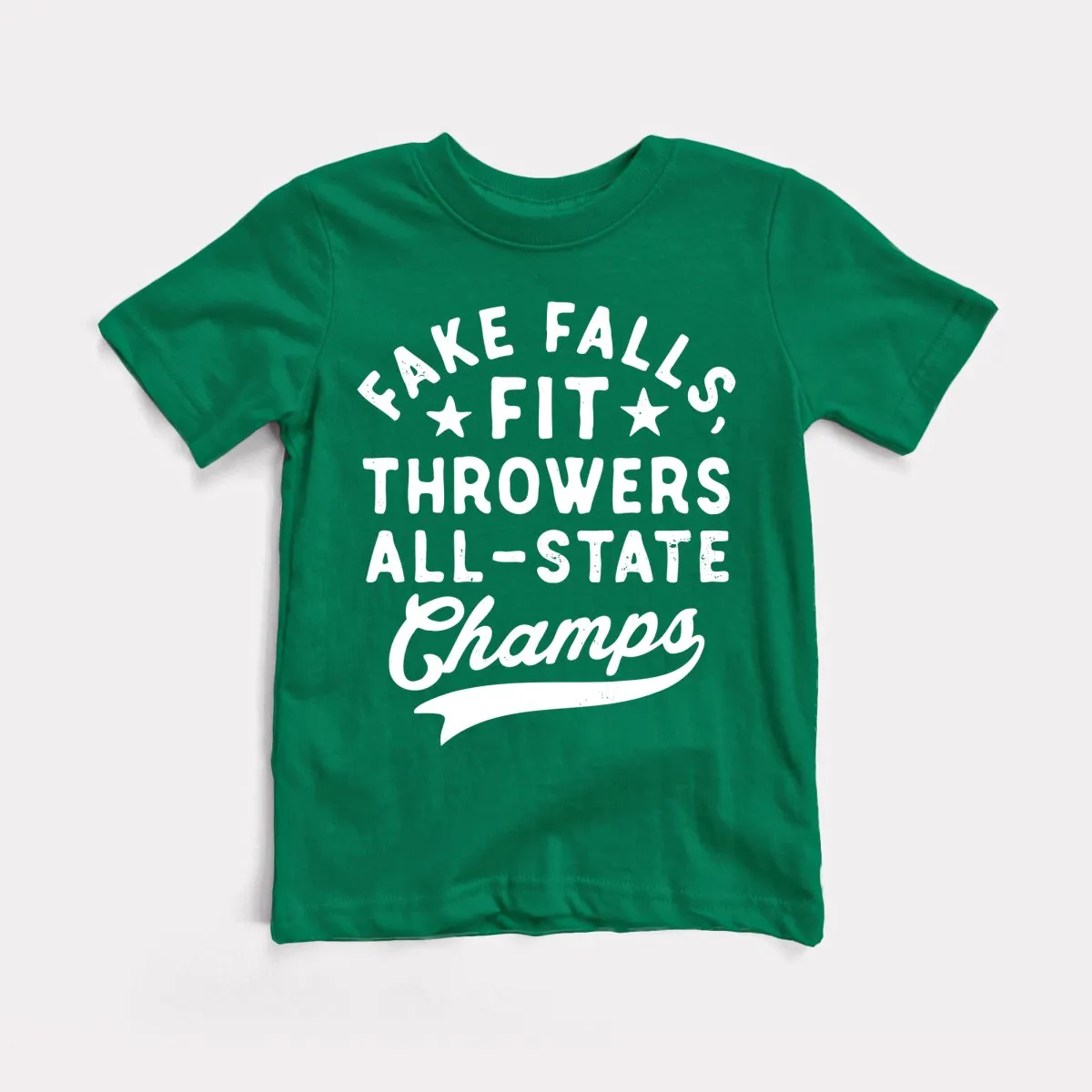 Fake Falls Fit Throwers Youth Tee