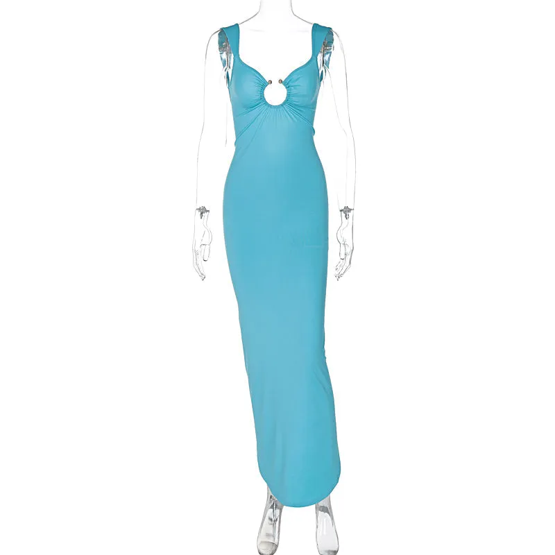 Flytonn-Christmas Outfits New Year's Eve Dress Night Out Club Dresses cute winter outfits Taelor Backless Maxi Dress