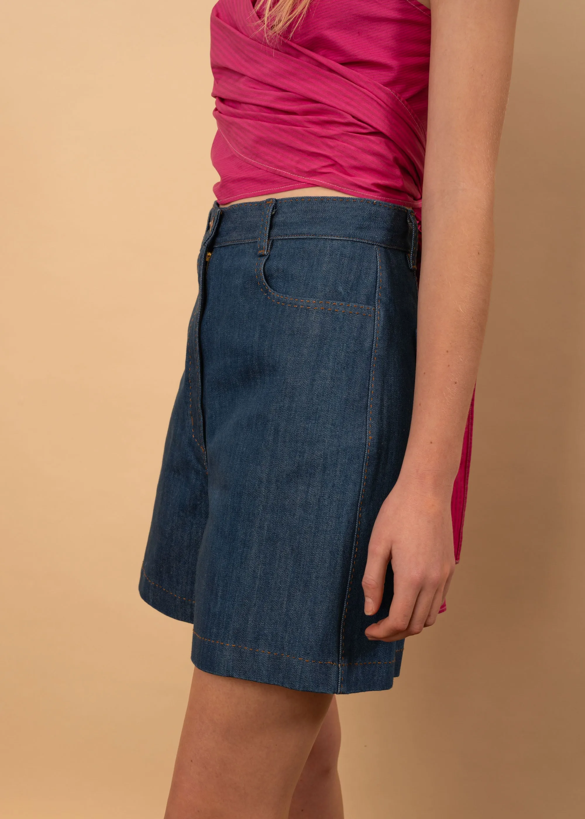 Freddie Shorts (Blue Denim)