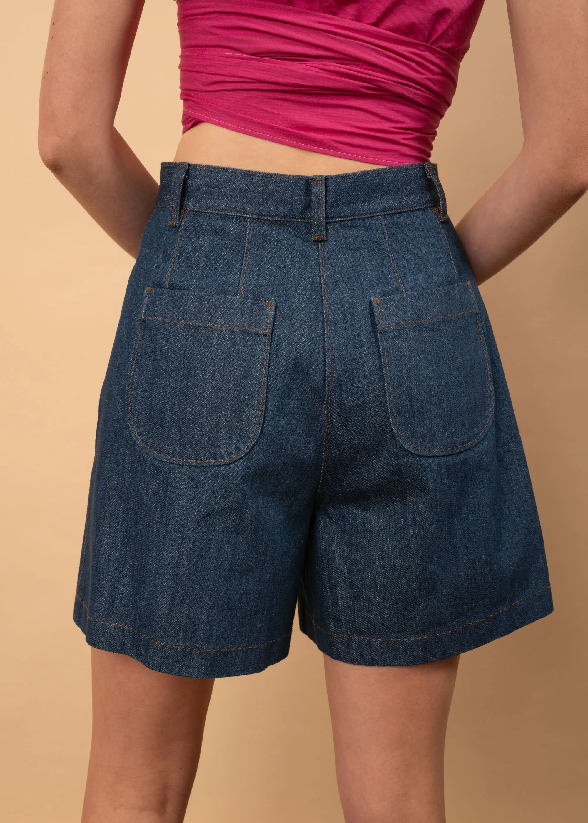 Freddie Shorts (Blue Denim)