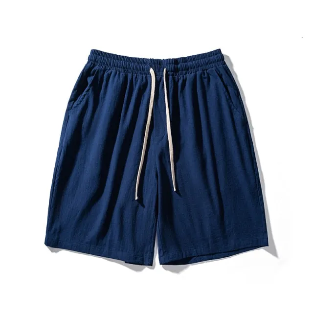 GbolsosPrivathinker Cotton Line Shorts Men Classic Basic Shorts 2021 Summer Thin Fabric Cool Shorts Casual Shorts Pants Men's Clothing
