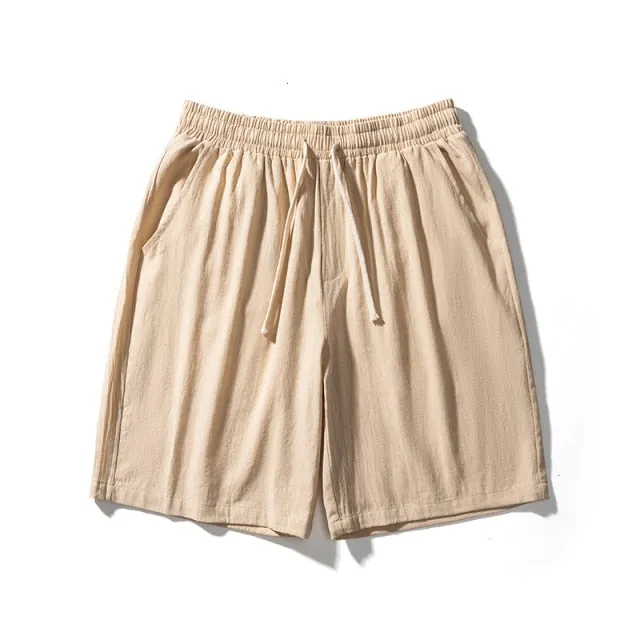 GbolsosPrivathinker Cotton Line Shorts Men Classic Basic Shorts 2021 Summer Thin Fabric Cool Shorts Casual Shorts Pants Men's Clothing