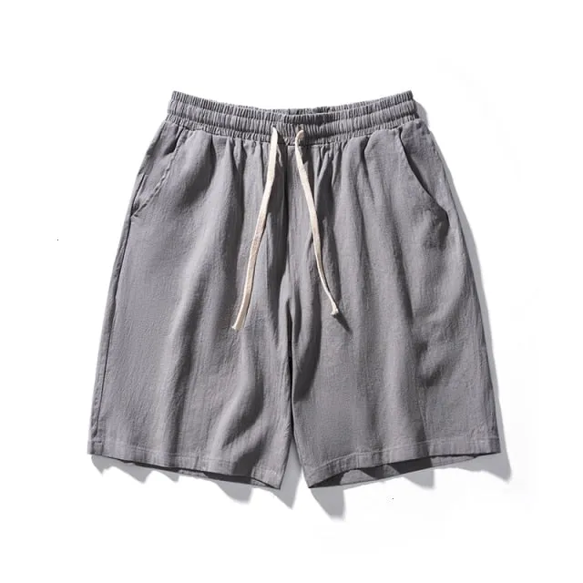 GbolsosPrivathinker Cotton Line Shorts Men Classic Basic Shorts 2021 Summer Thin Fabric Cool Shorts Casual Shorts Pants Men's Clothing