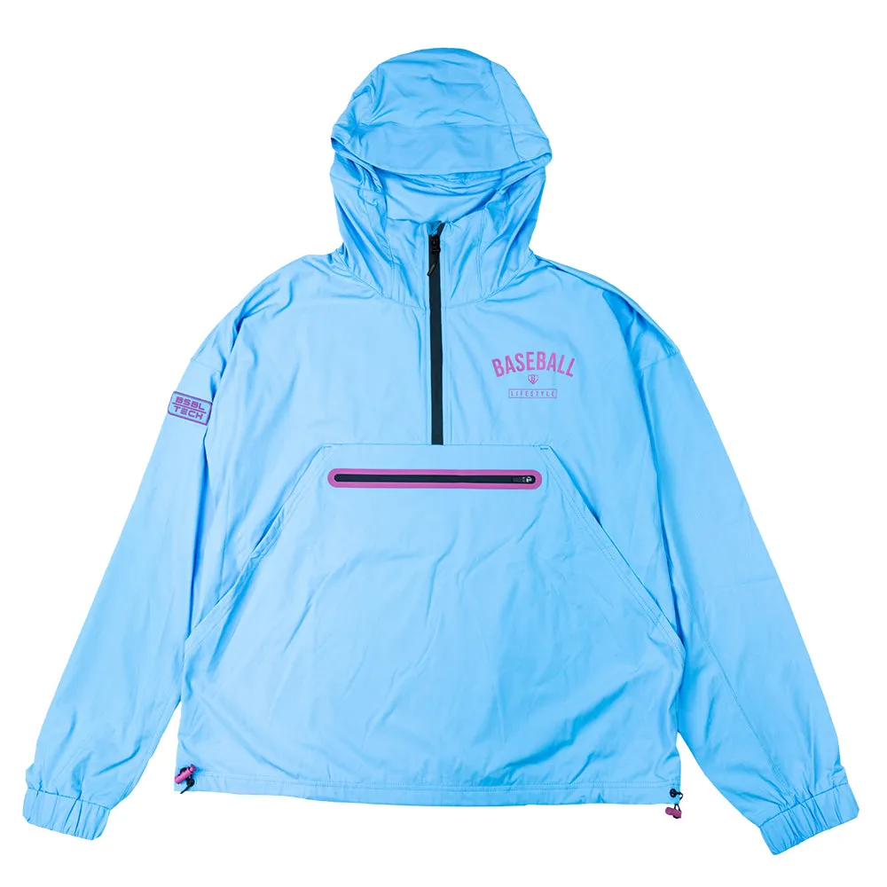 Heritage Premium Windbreaker - Cotton Candy Blue