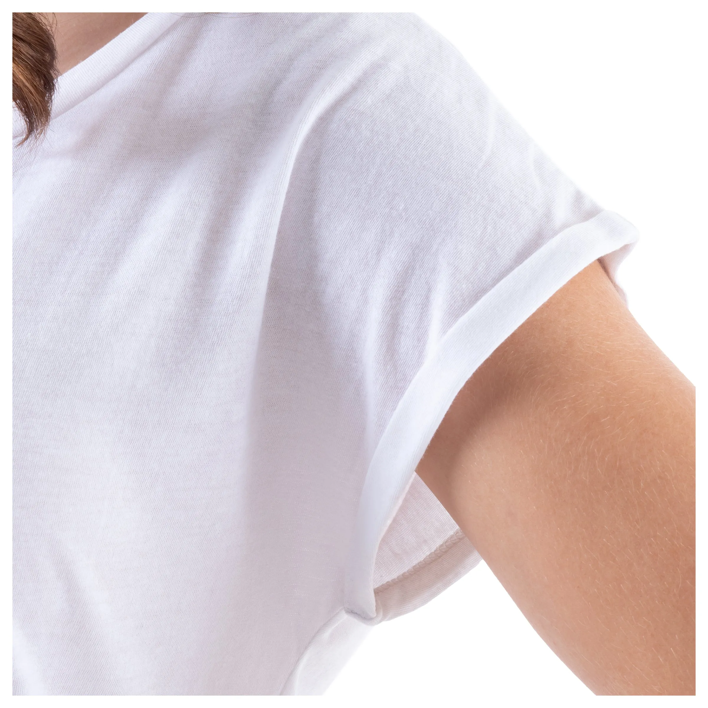 Ladies Forever Diamond Roll Sleeve Dolman Top