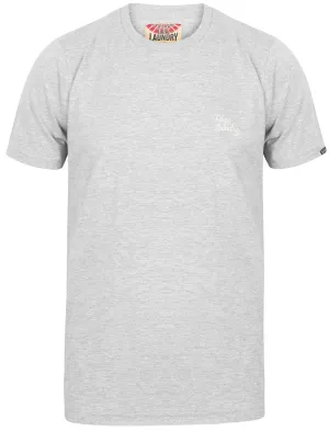 Montecarlo Crew Neck Cotton T-Shirt In Light Grey Marl - Tokyo Laundry
