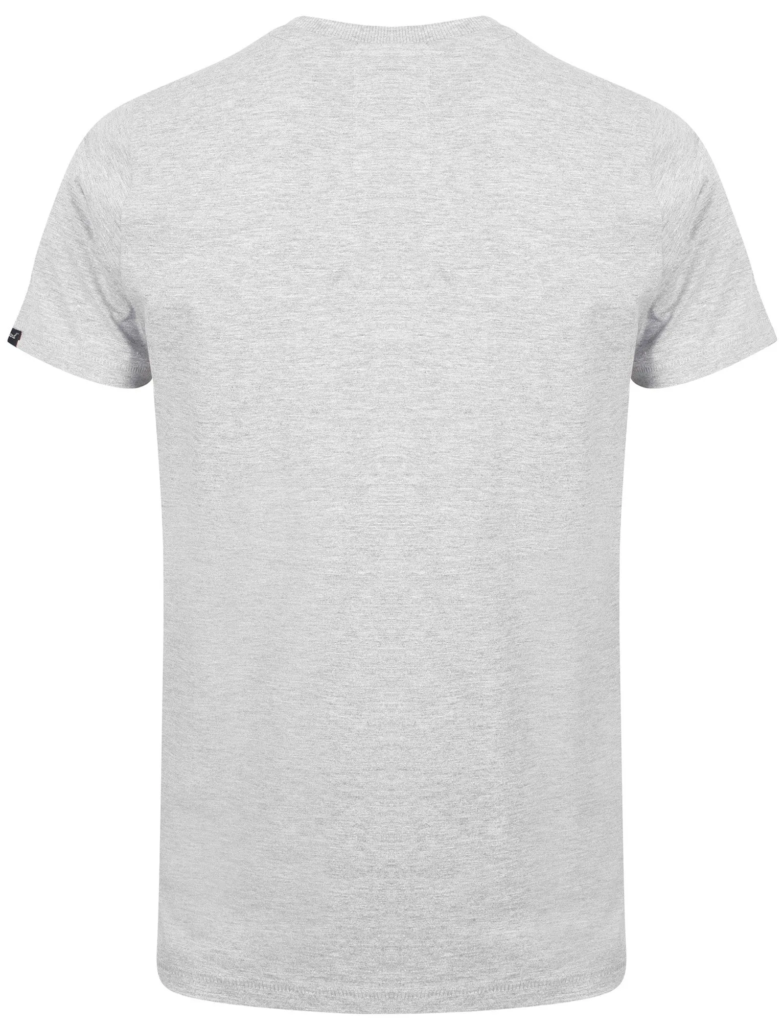 Montecarlo Crew Neck Cotton T-Shirt In Light Grey Marl - Tokyo Laundry