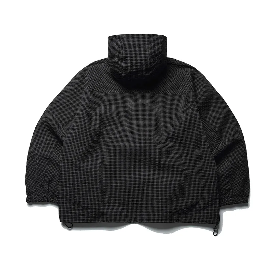 Off Plaid Windbreaker Jacket
