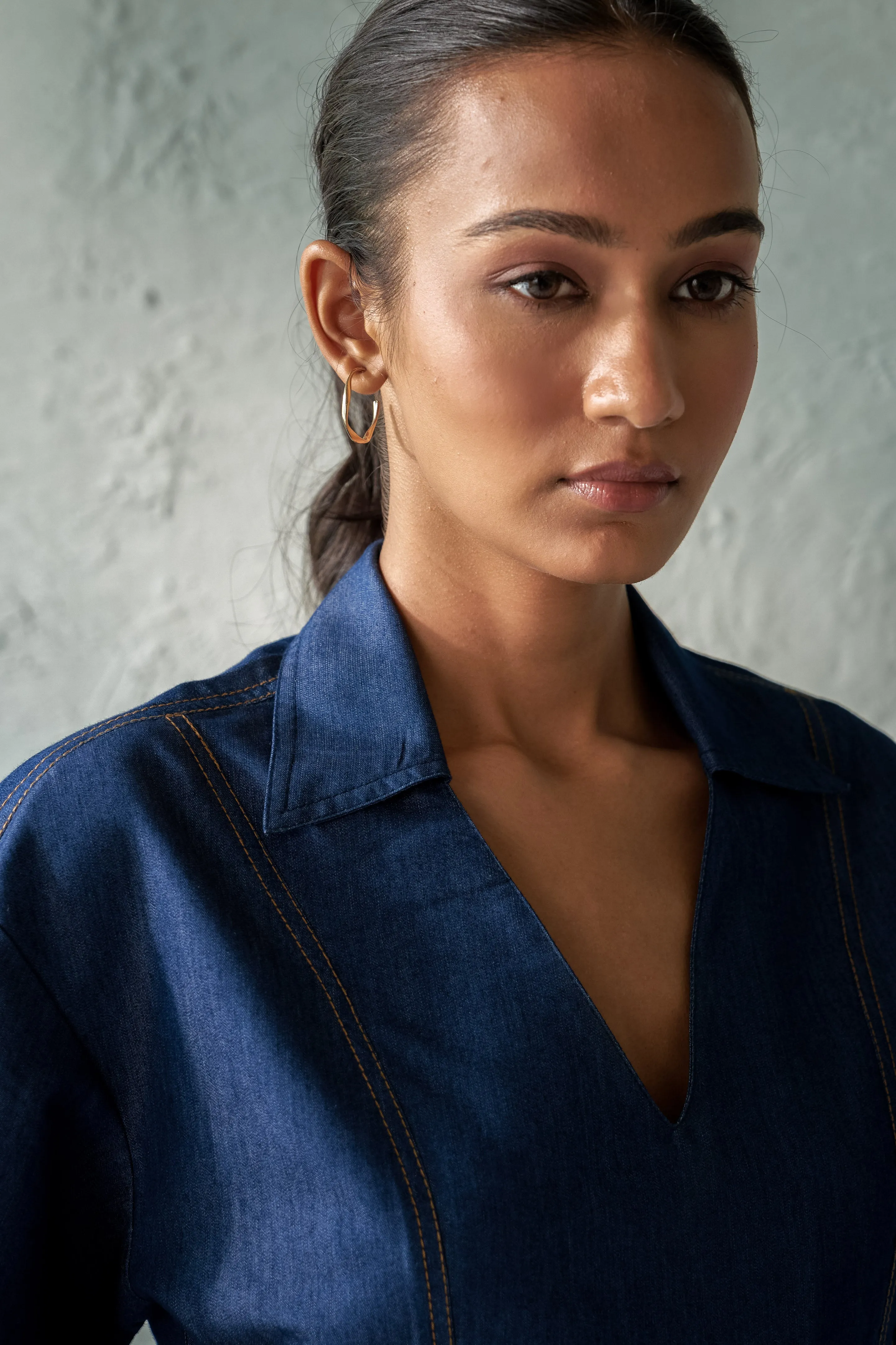 Onyx Denim Top