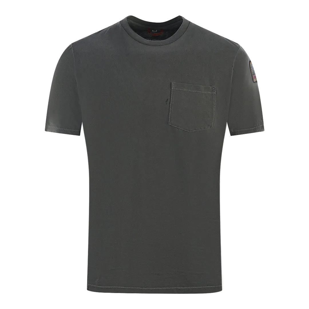 Parajumpers Basic Tee Chest Pocket Black T Shirt
