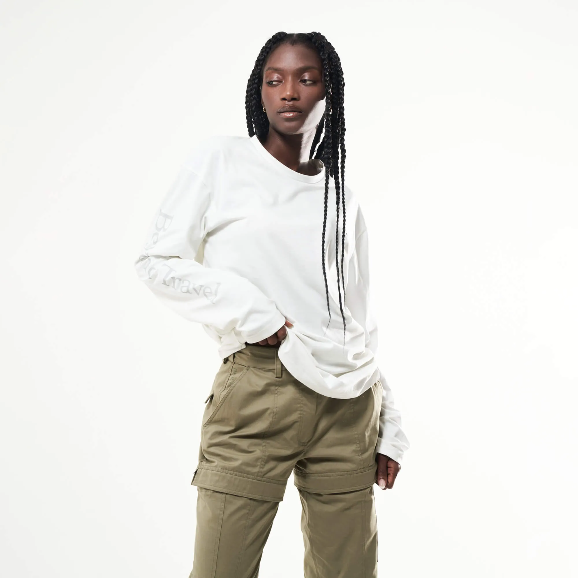 ProTravel™ LS Tee Core White