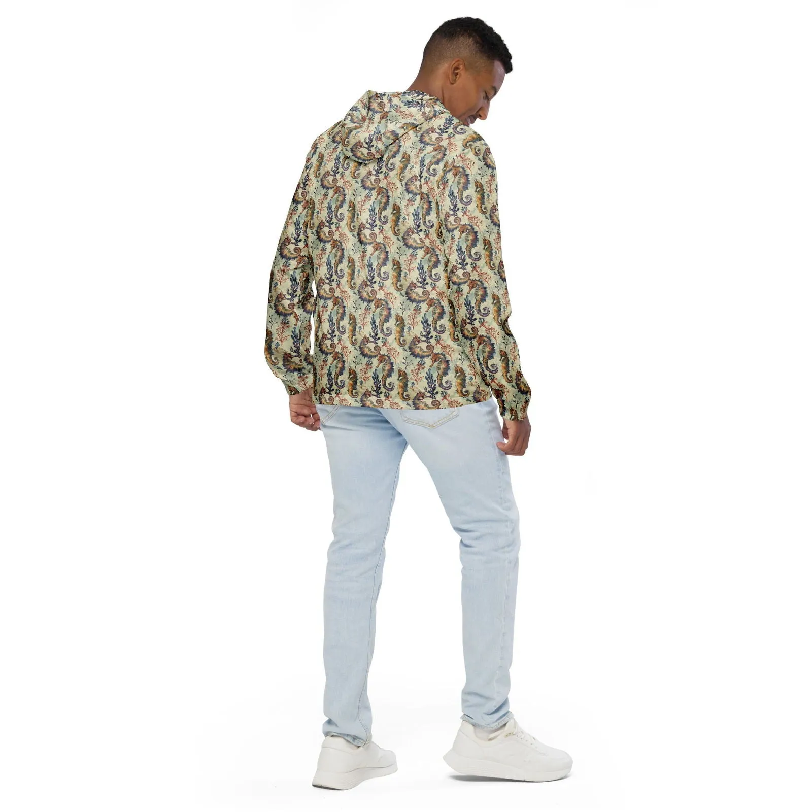 Seahorse Haven Men’s windbreaker