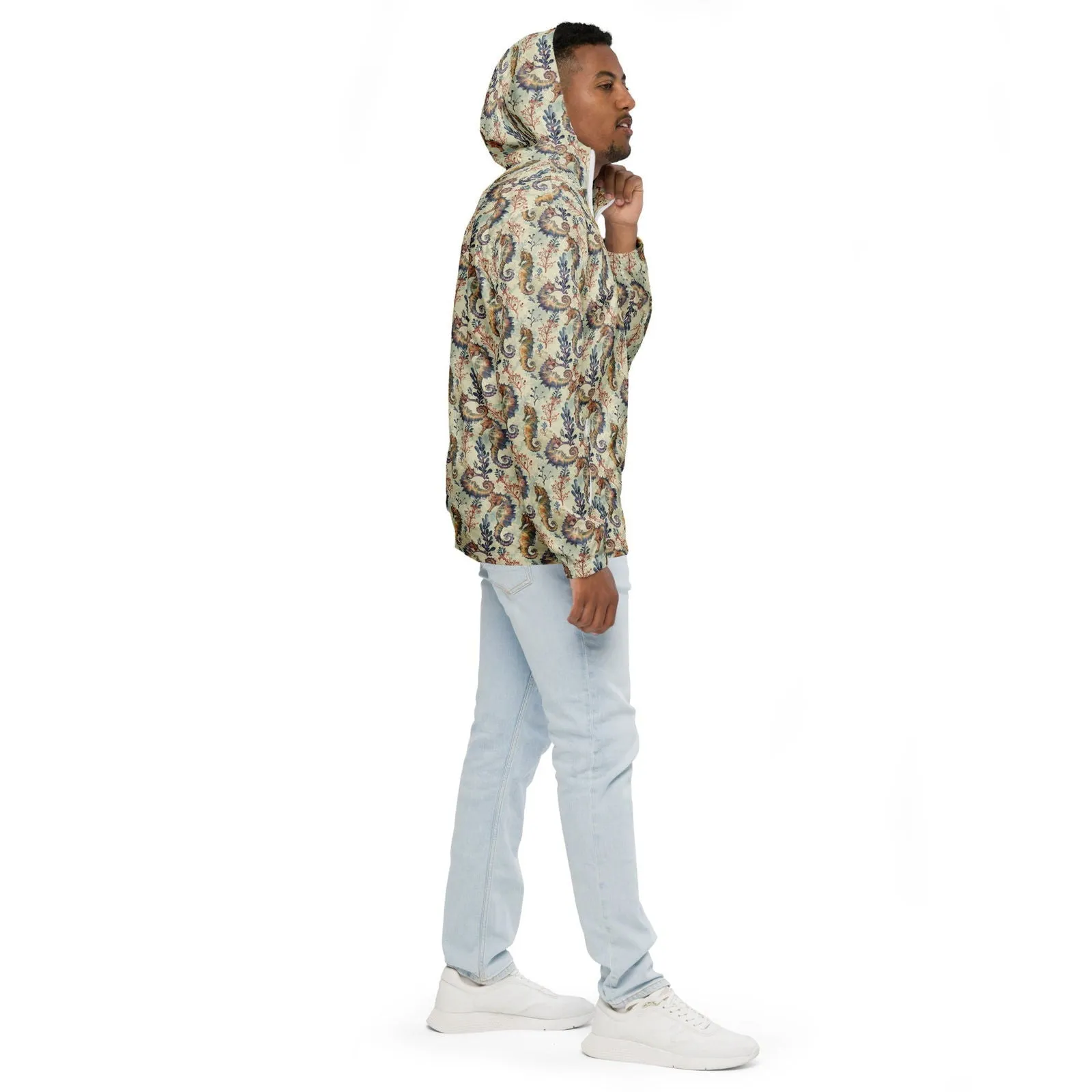 Seahorse Haven Men’s windbreaker