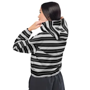 Striped Women’s cropped windbreaker